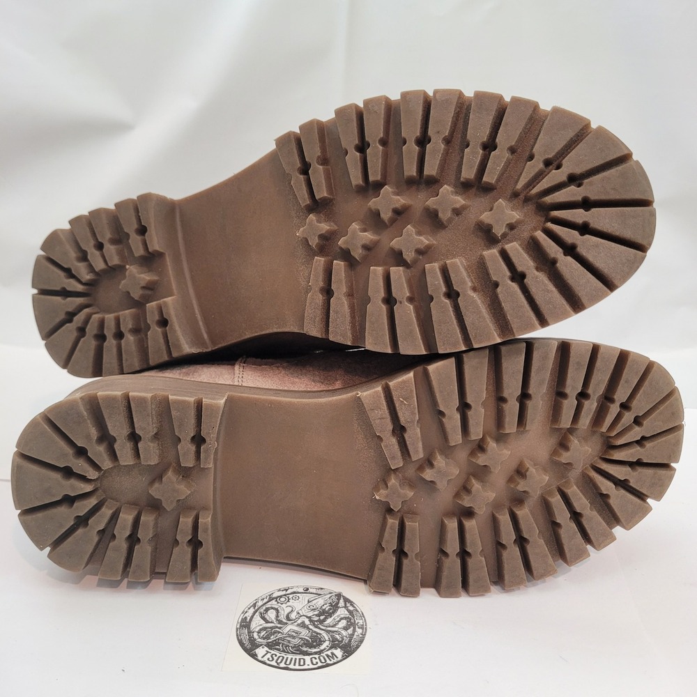 Cliffs by White Mountain Mastery Boot Women 7.5M Taupe Suede Textile Lug Sole - Picture 9 of 9